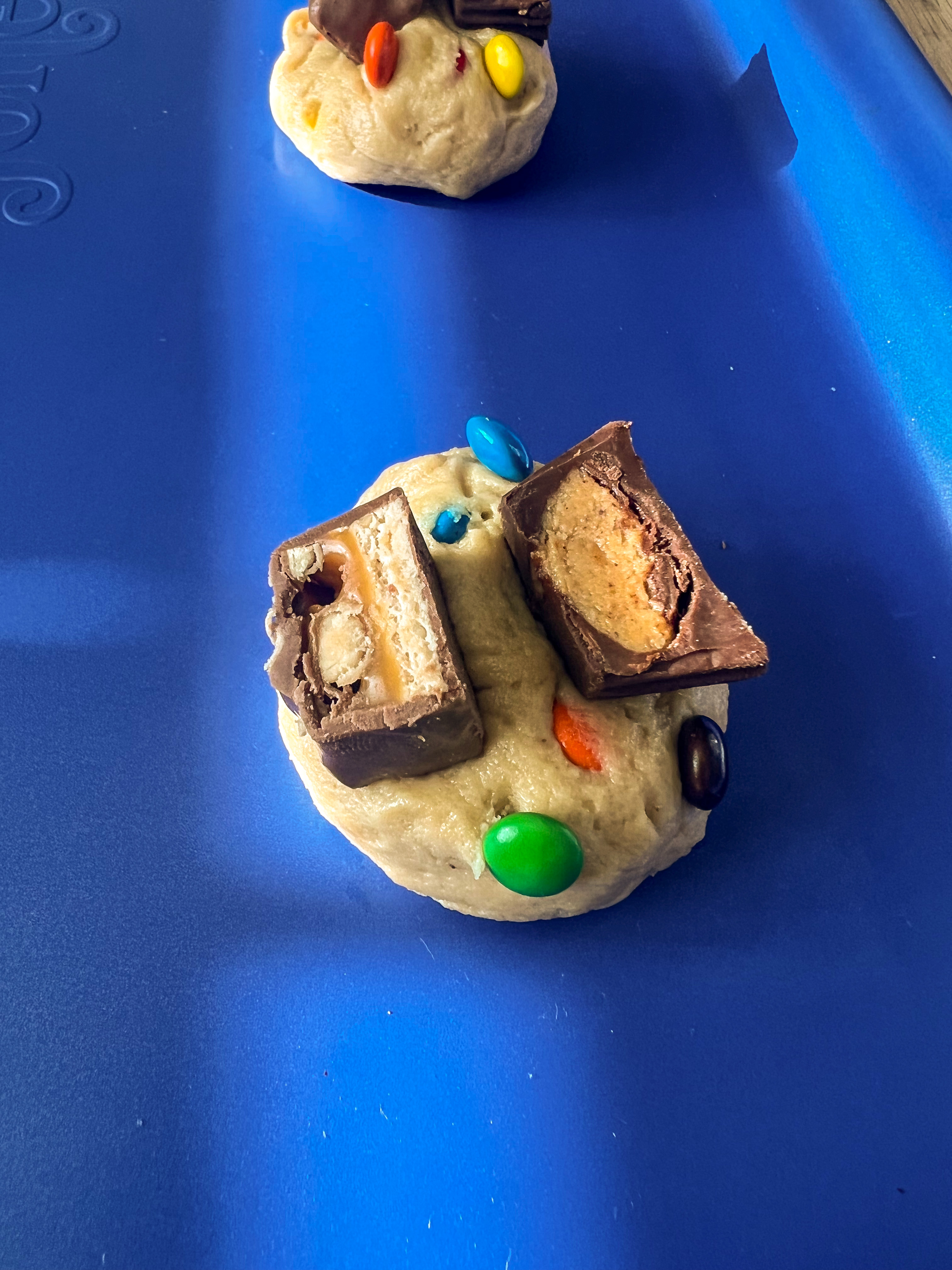 Halloween Candy Cookies 4 Halloween candy cookies un-baked