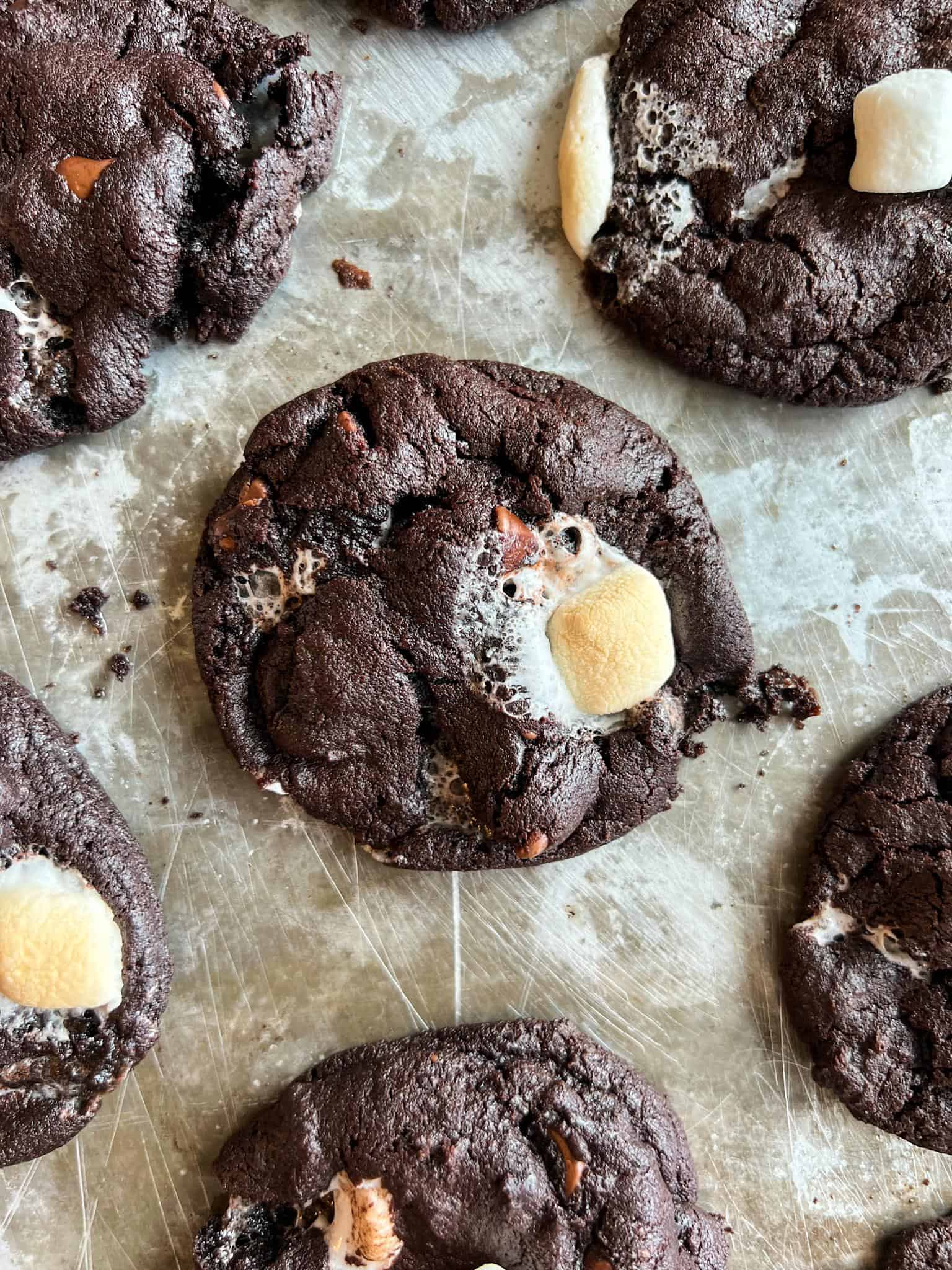 Hot Cocoa Marshmallow Cookies 2 Hot cocoa marshmallow cookie