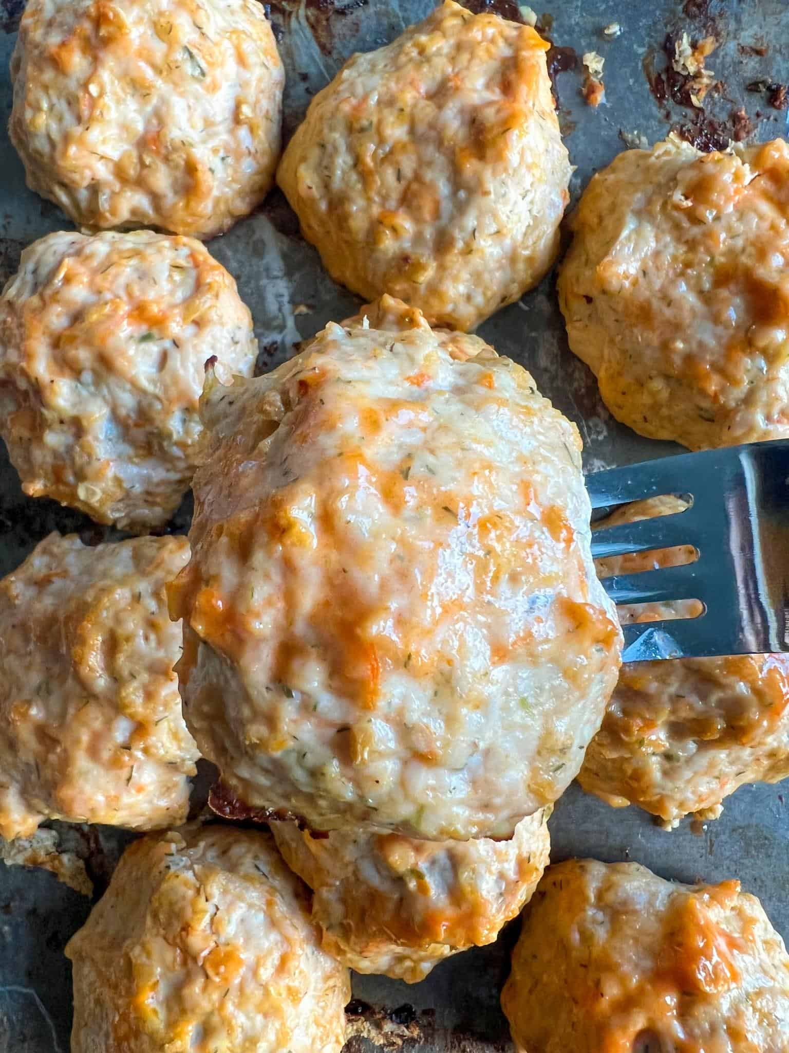 Healthy Buffalo Chicken Meatballs 2 Healthy buffalo chicken meatballs