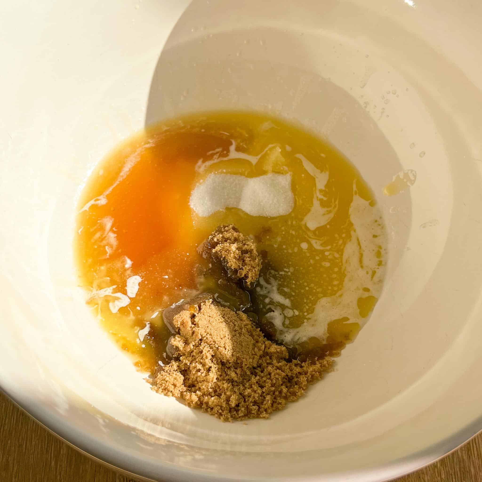 Matcha Honey Blondies 3 butter sugar honey