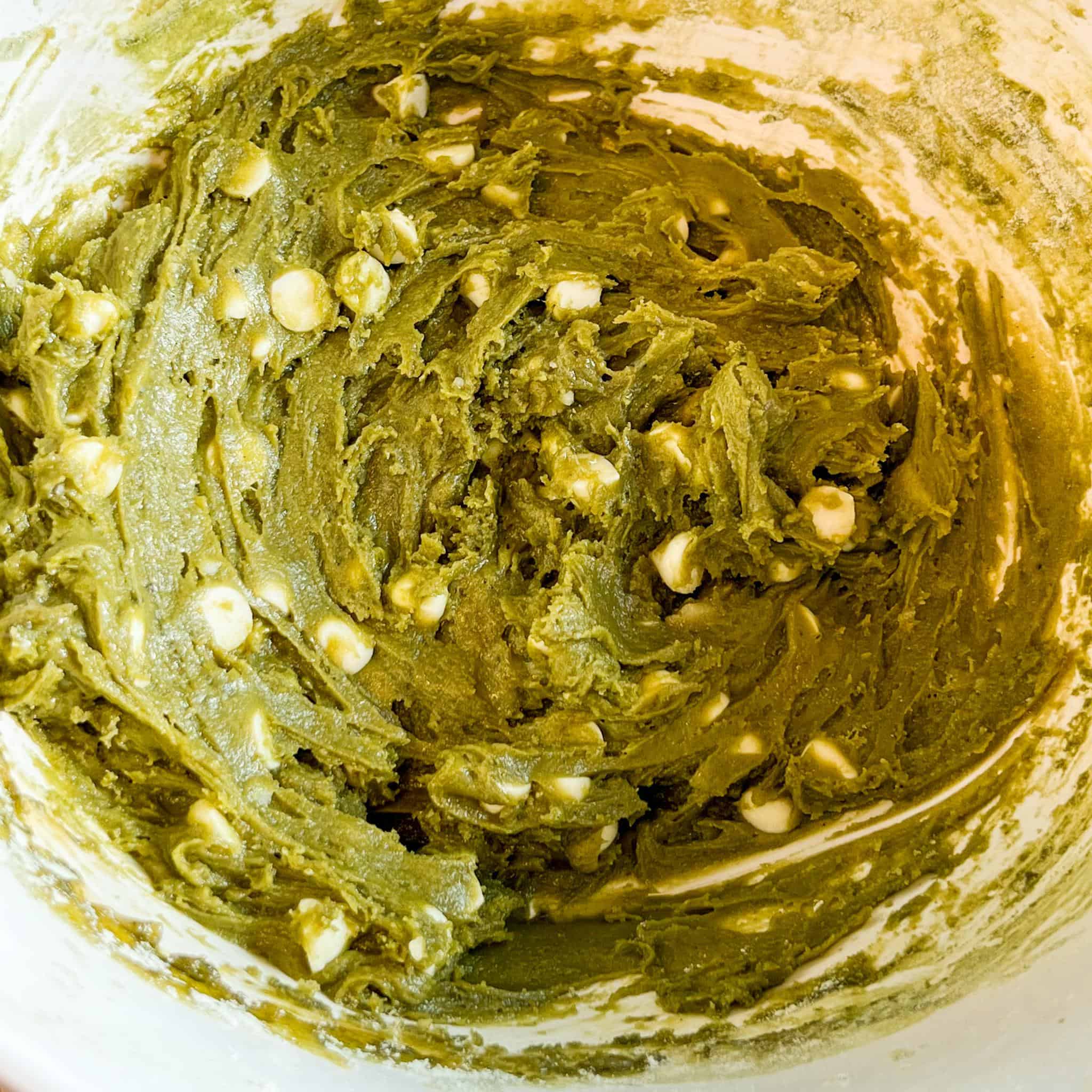 Matcha Honey Blondies 8 matcha honey blondies with white chocolate chips