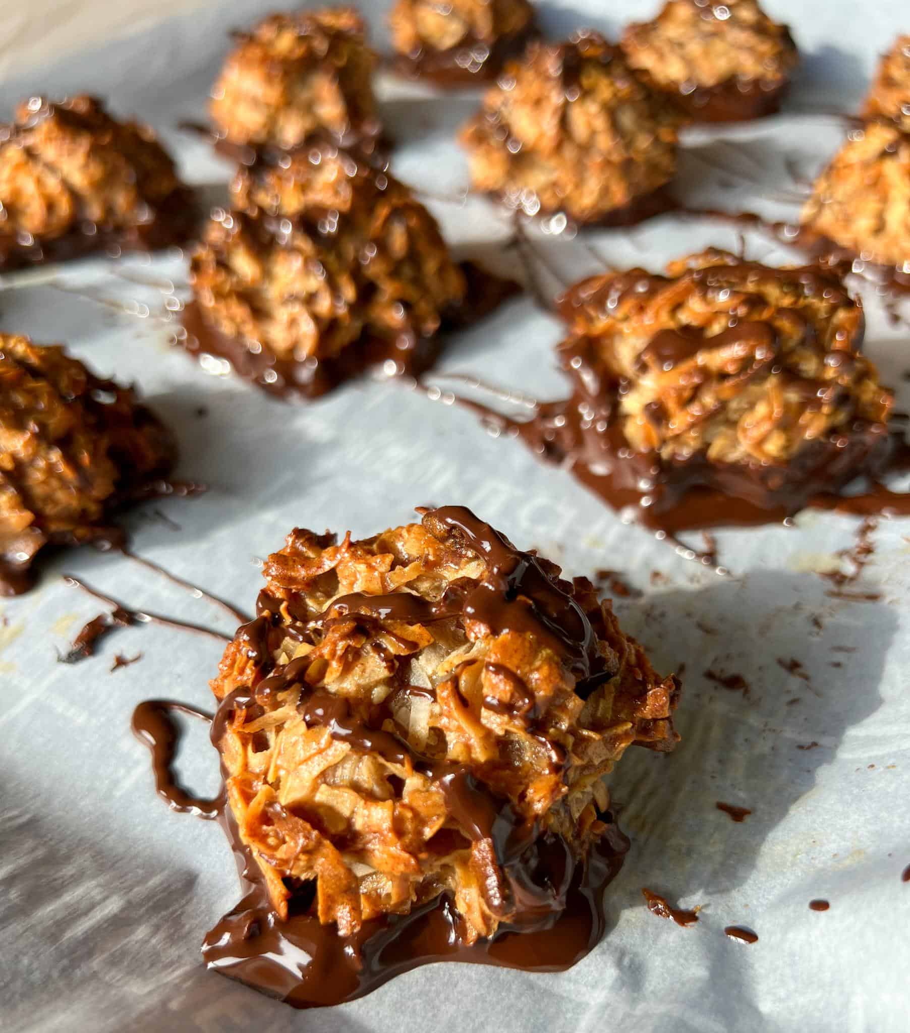 Orange Date Coconut Macaroons 9 orange date coconut macaroons