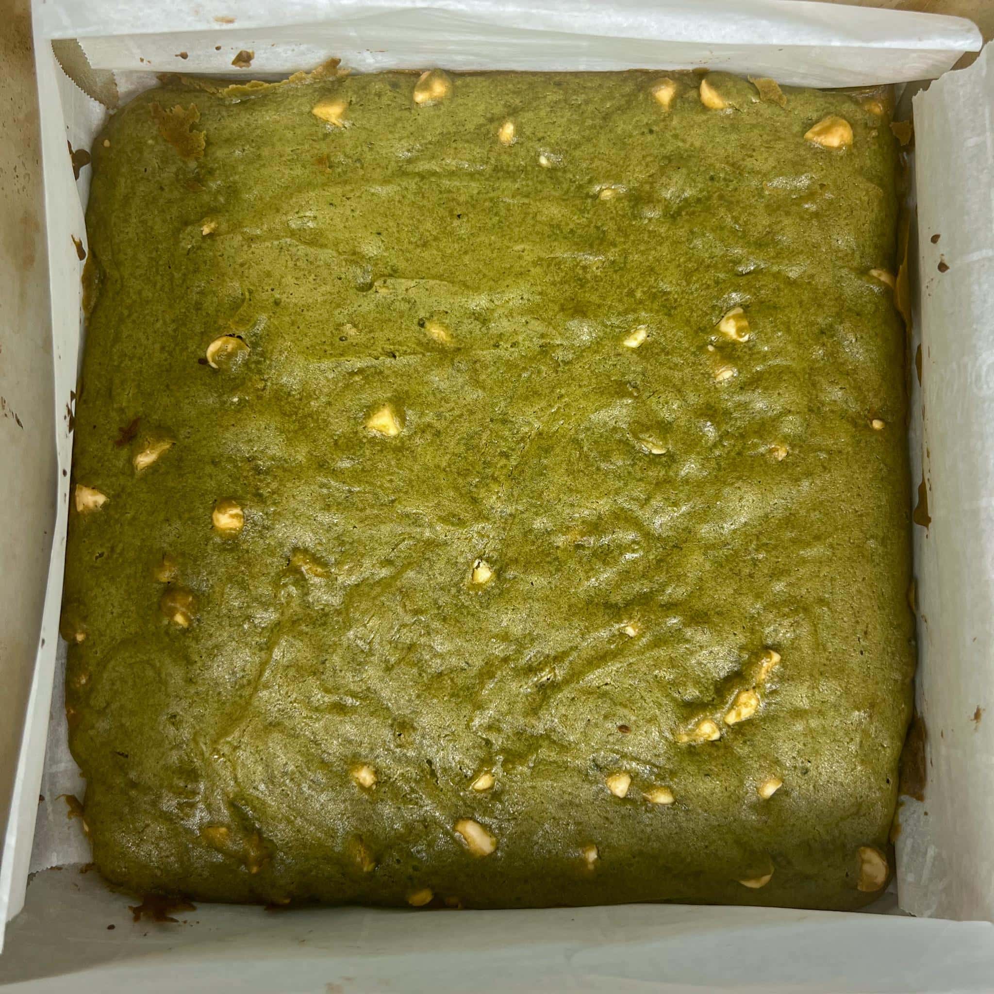 Matcha Honey Blondies 9 matcha honey blondies