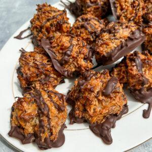 Orange Date Coconut Macaroons 11 orange date coconut macaroons cover