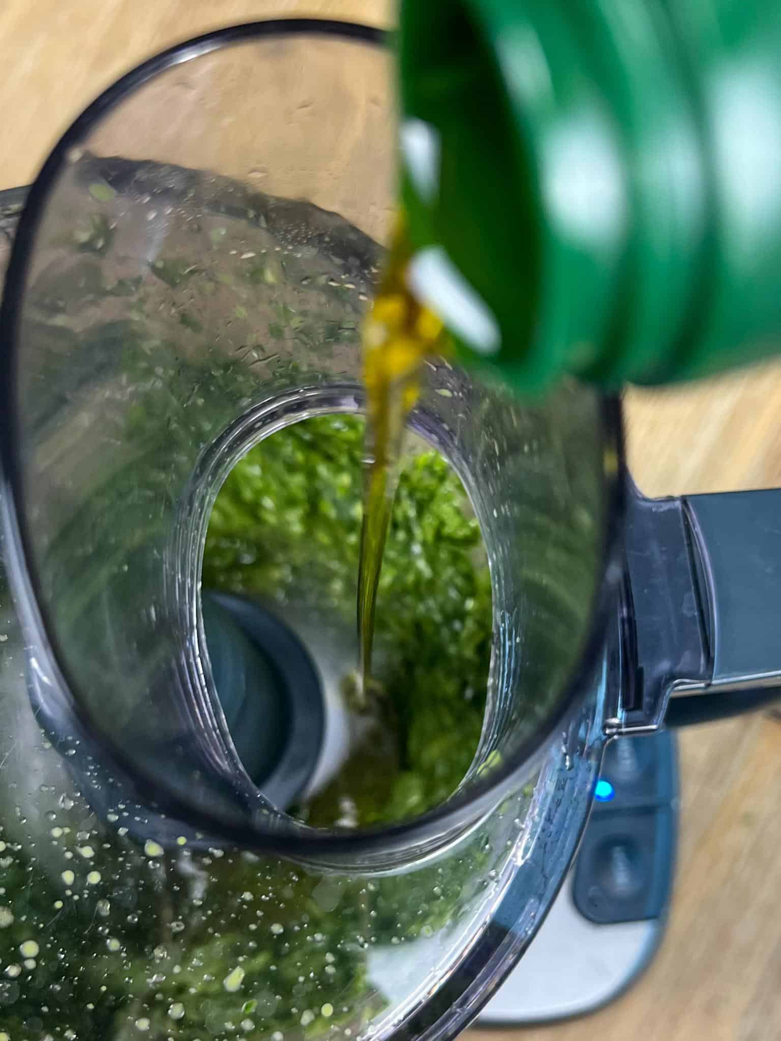 Green Goddess Pasta Salad 10 emulsifying olive oil