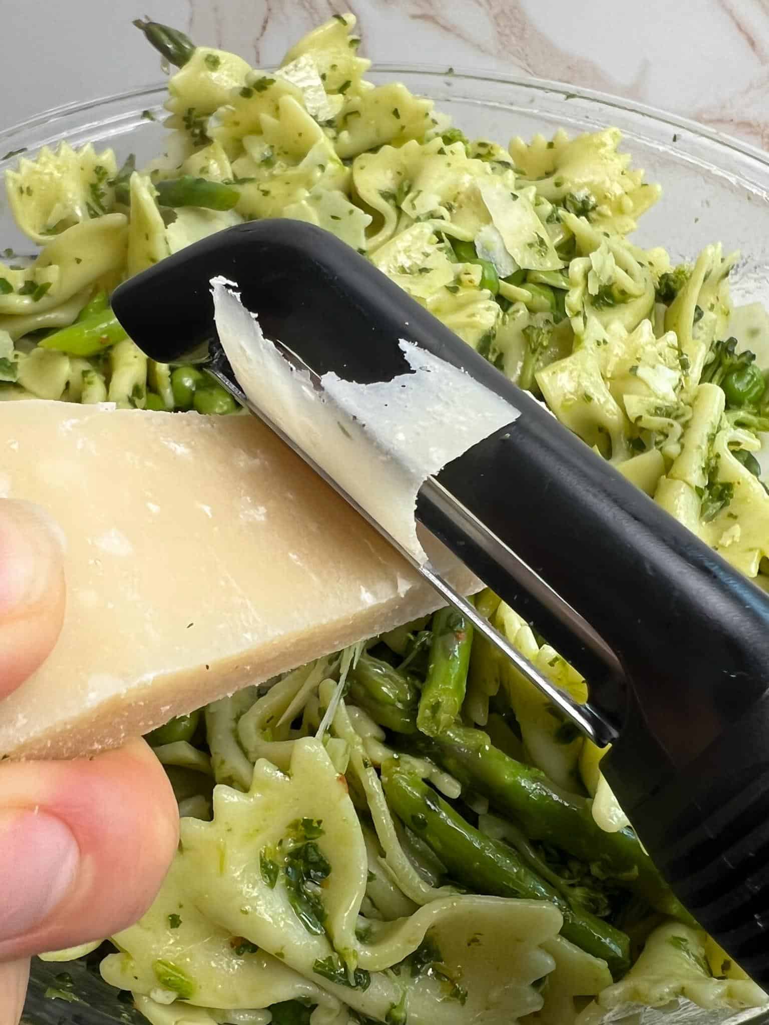 Green Goddess Pasta Salad 14 adding cheese optional