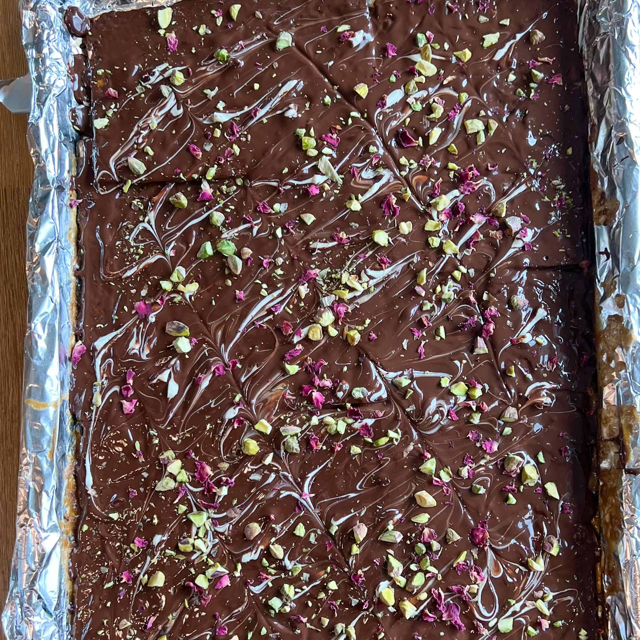 Pistachio Rose Matzo Bark 15 pistachio rose matzo bark