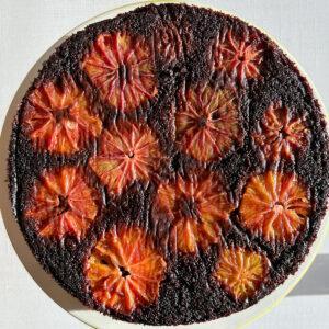 blood orange upside down cake cover