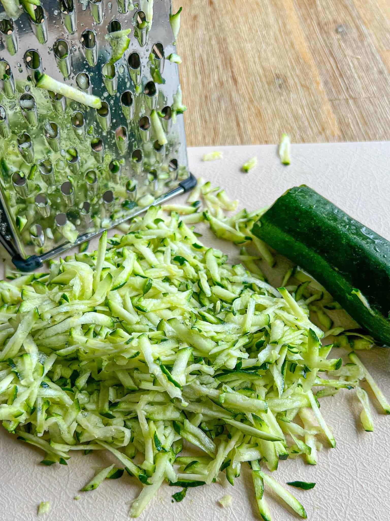 shredded zucchini