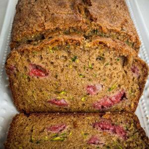 strawberry zucchini loaf bread