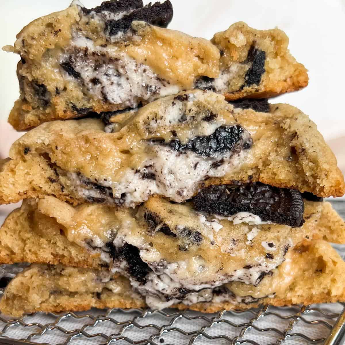 Oreo cheesecake cookies cover shot
