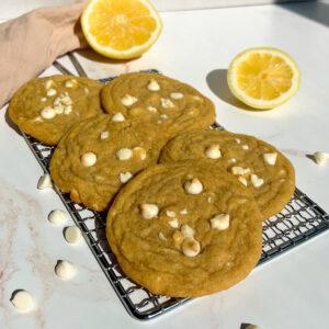 Lemon White Chocolate Chip Cookies 11 Lemon White Chocolate Chip Cookies