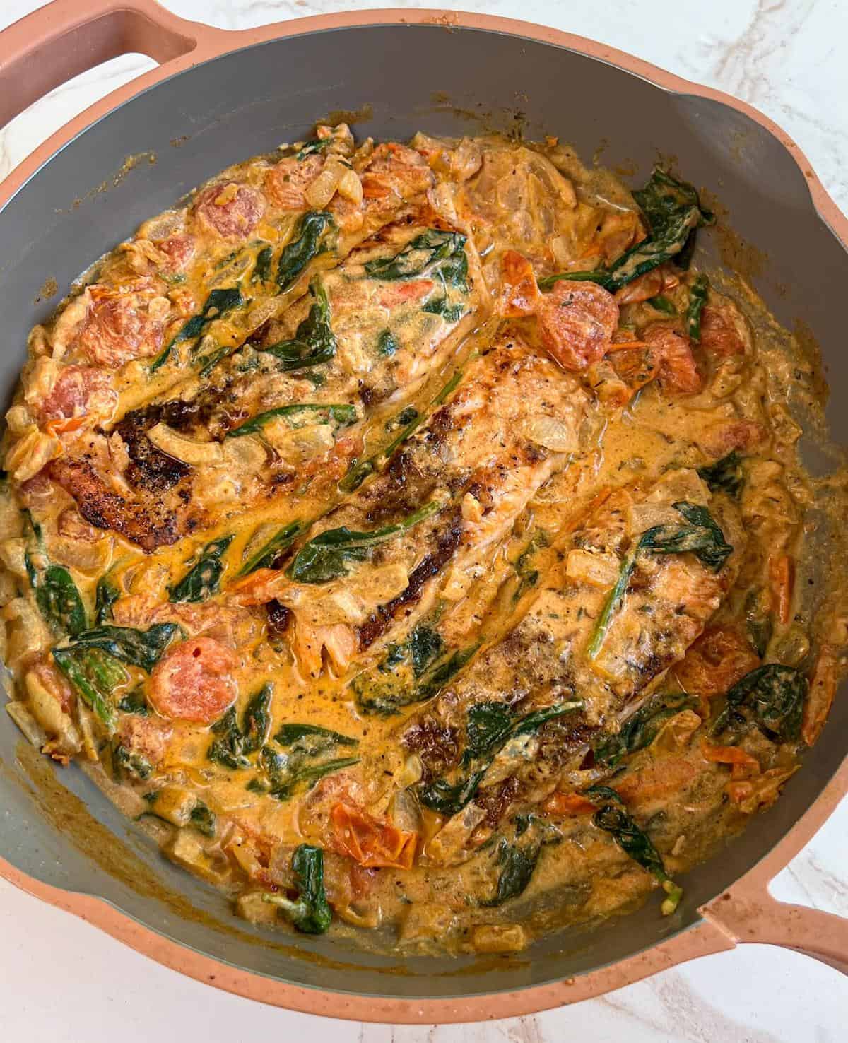Creamy Tuscan Salmon Recipe