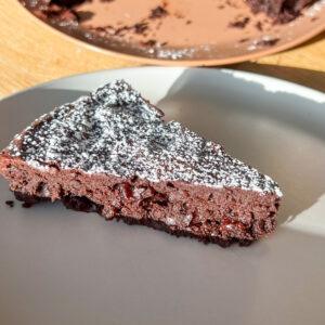 Flourless Chocolate Cherry Cake 14 flourless chocolate cake wine soaked cherries