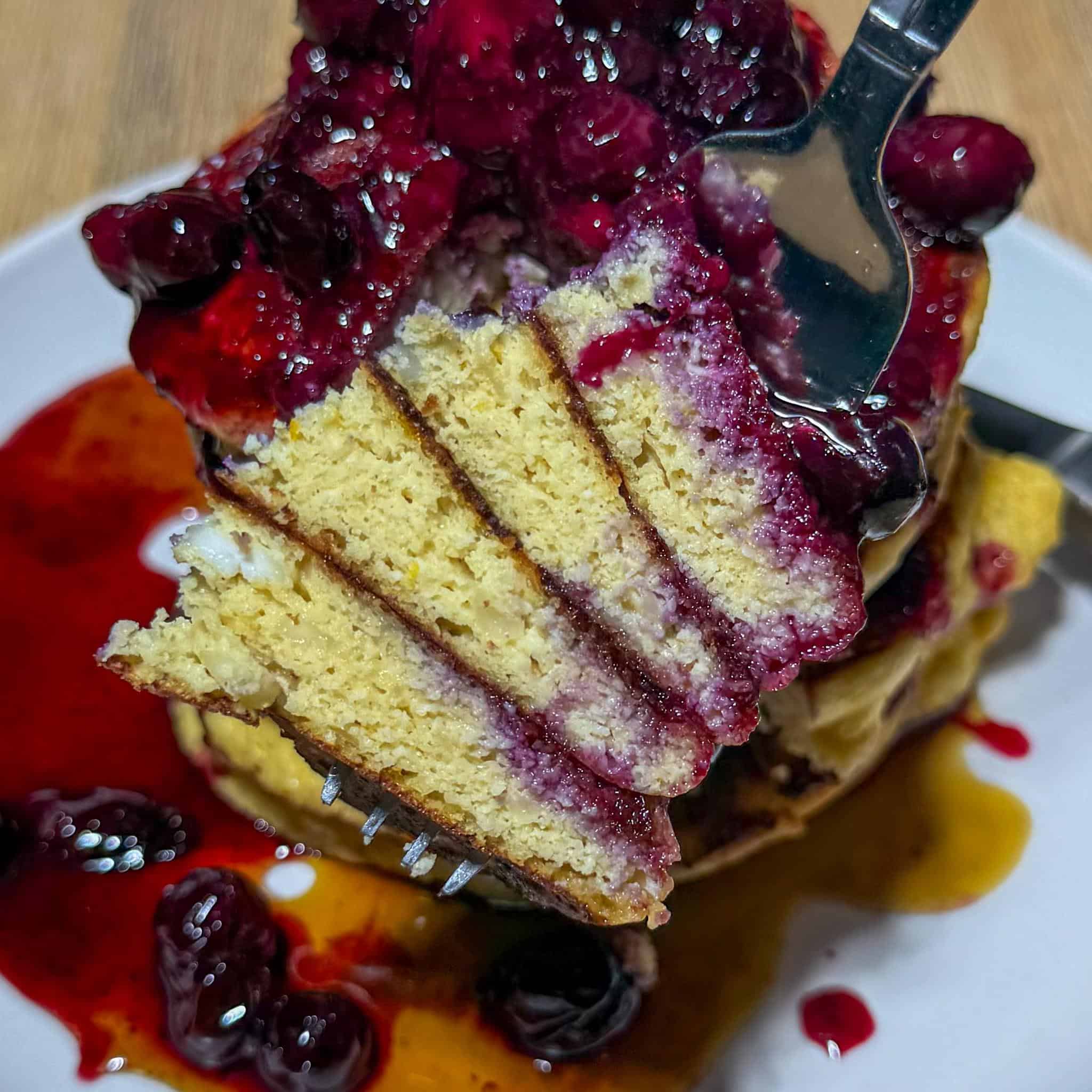 Almond Flour Cottage Cheese Pancakes 7 bite of almond flour cottage cheese pancakes