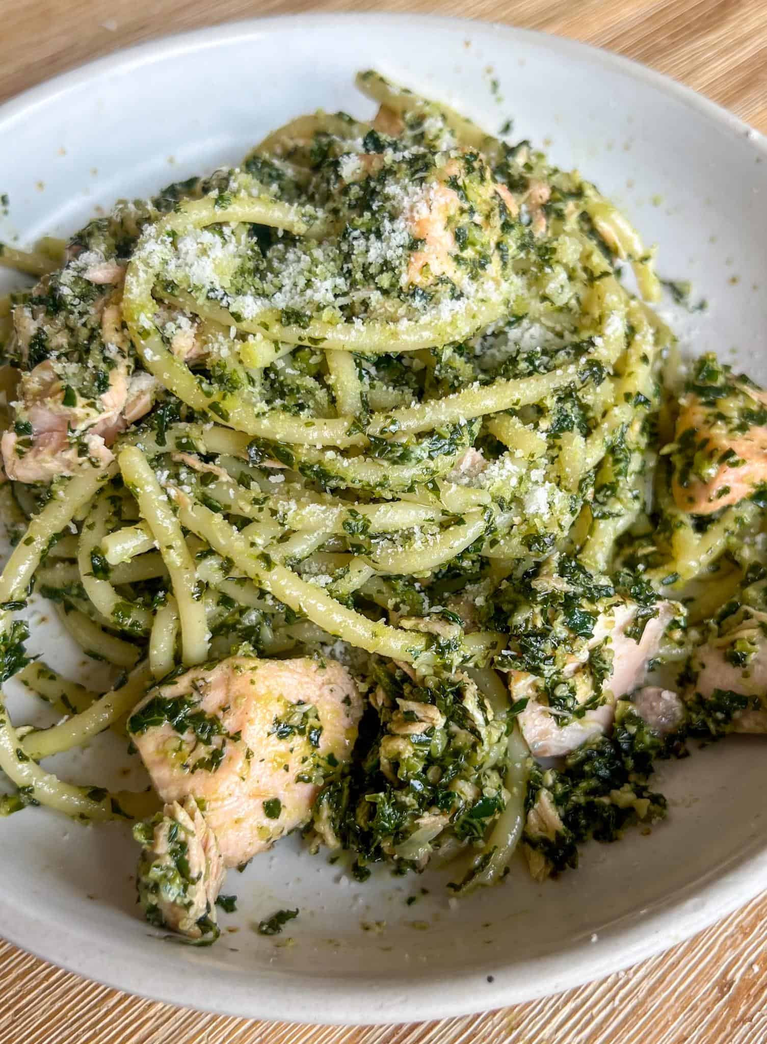 Salmon Pasta without Cream 4 kale salmon pasta no cream recipe