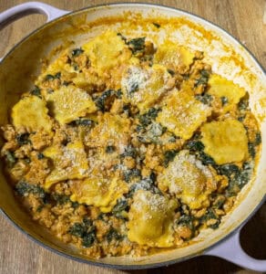 best pumpkin sausage and kale ravioli recipe