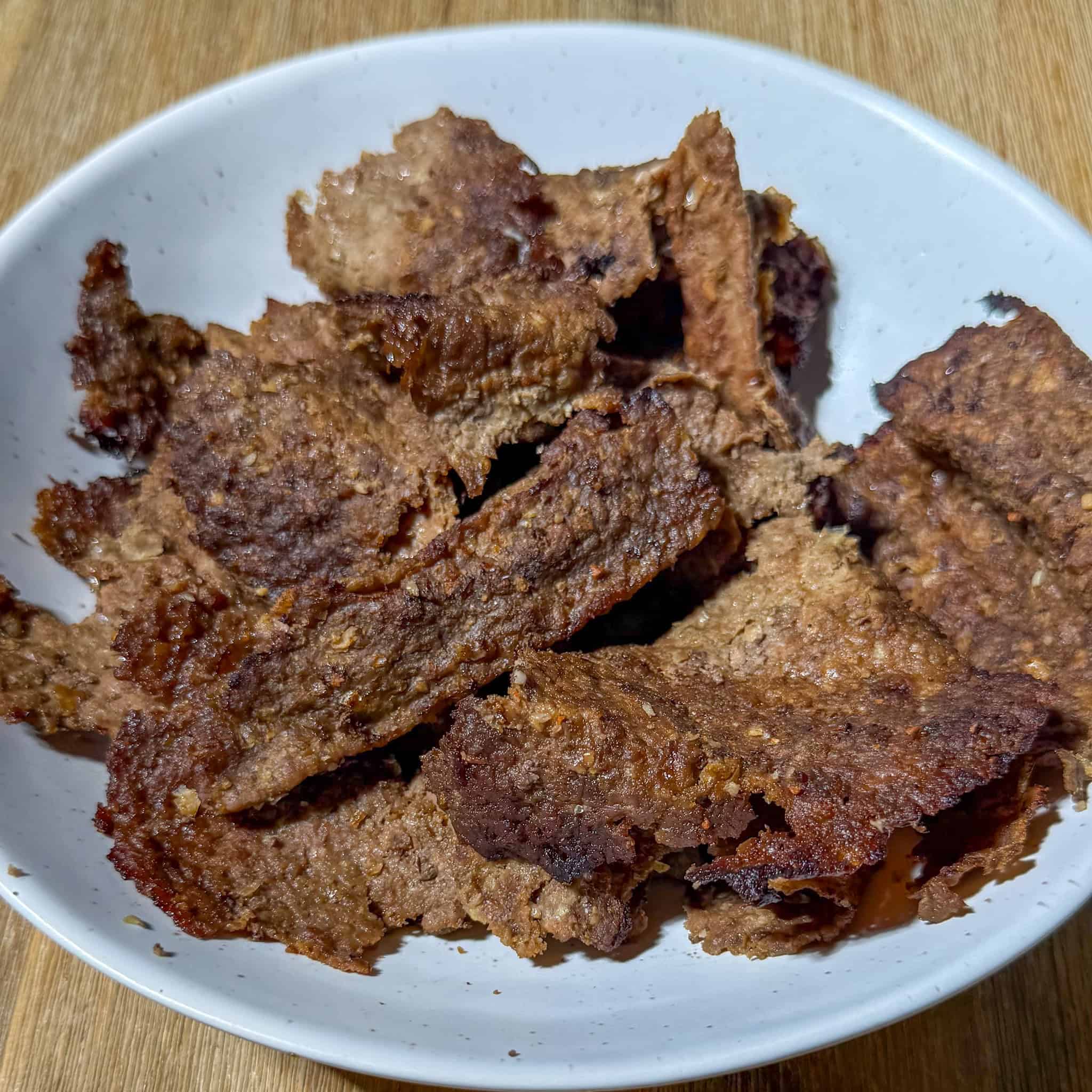Viral oven baked doner kebab piled up in a bowl