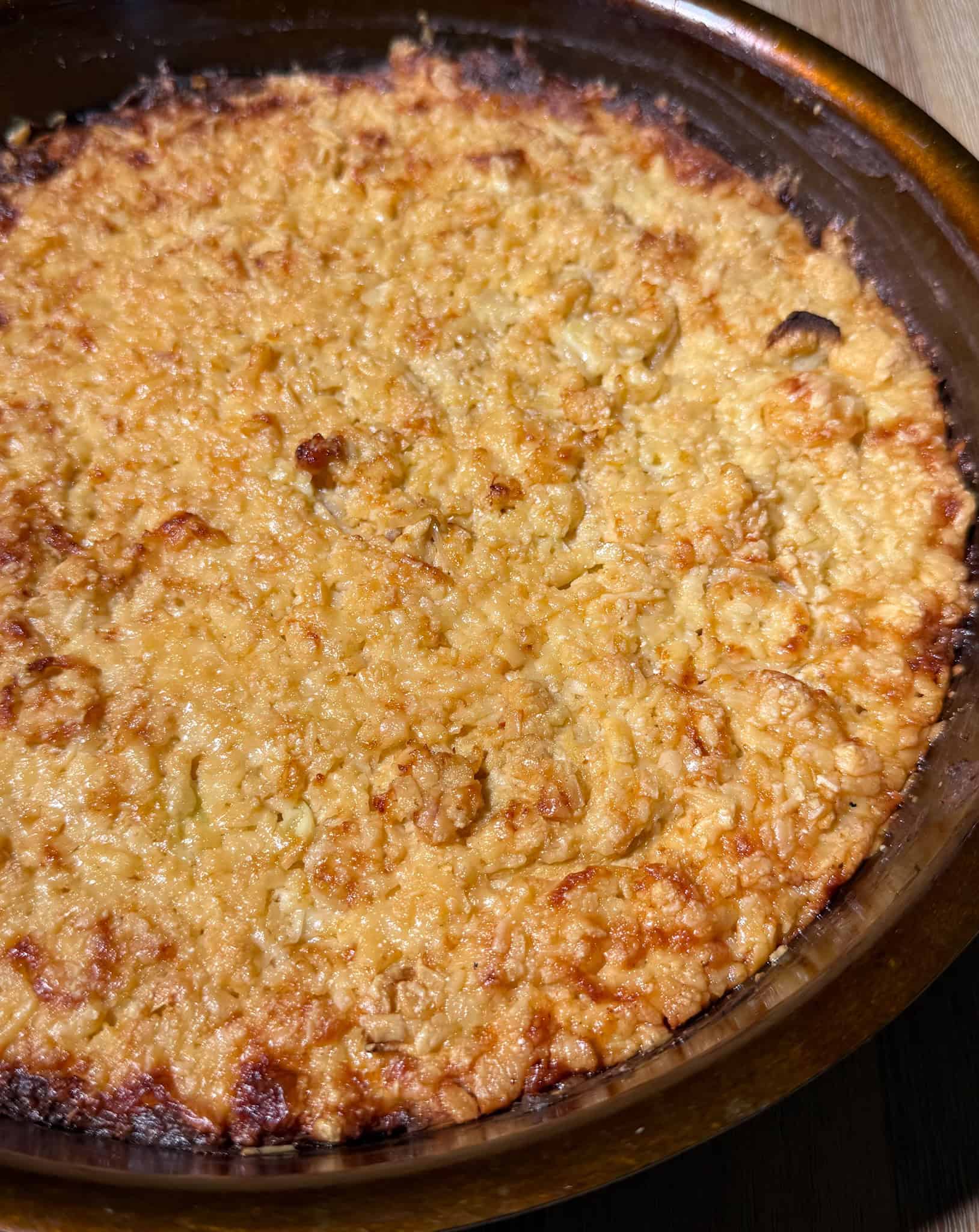 Cheesy Chili Crisp Honey Chicken dip 8 Baked cheesy chicken dip.