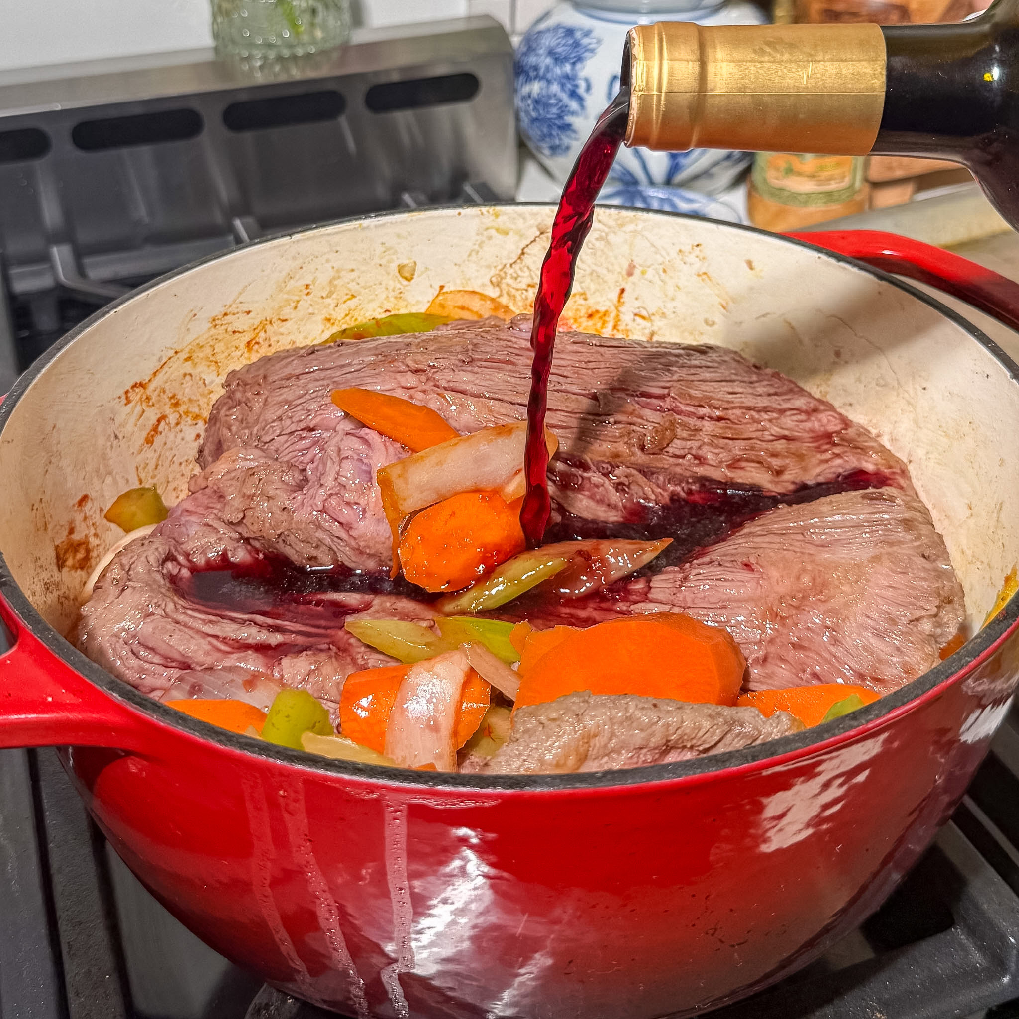 Red Wine Braised Brisket 5 red wine braised brisket