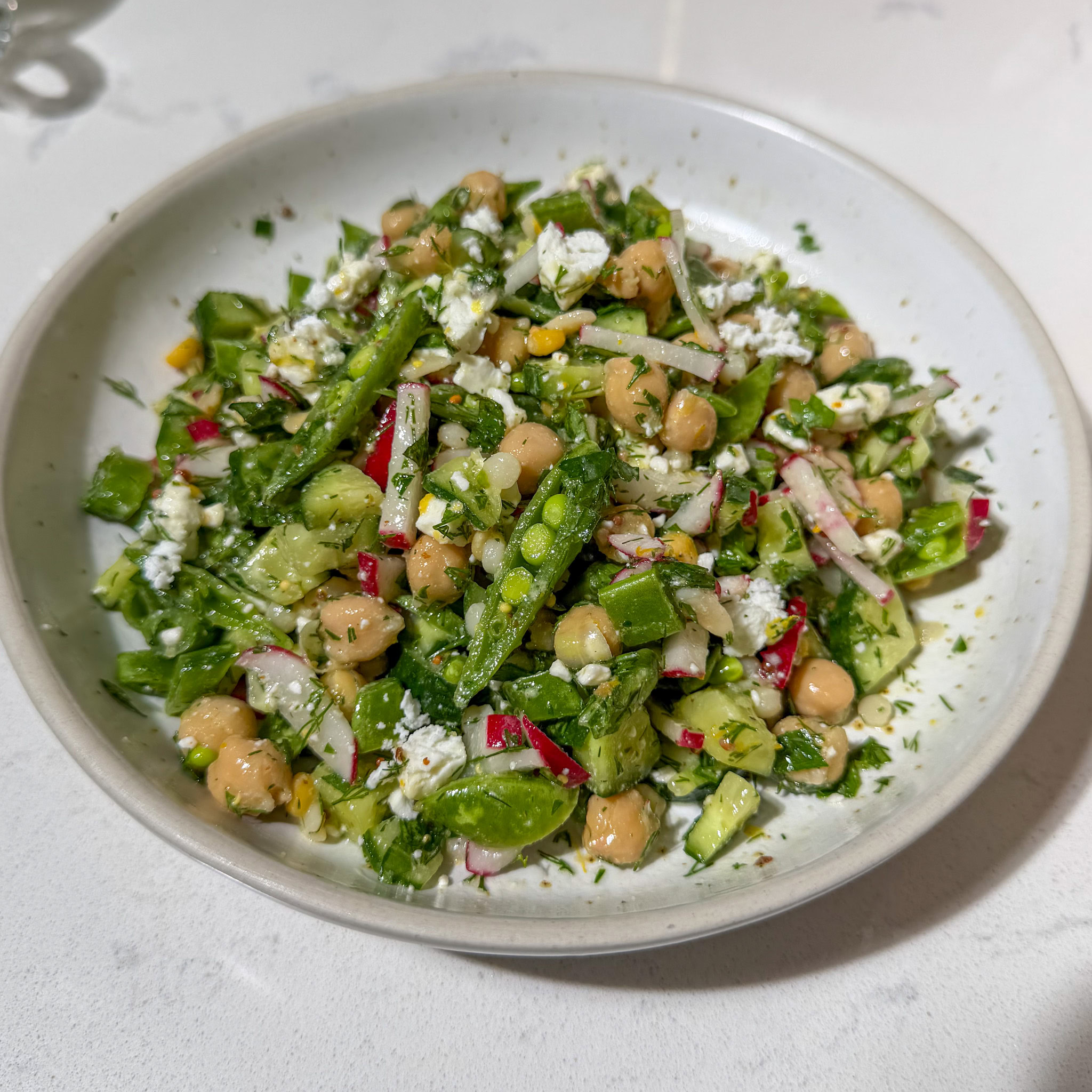 crunchy spring chopped salad recipe