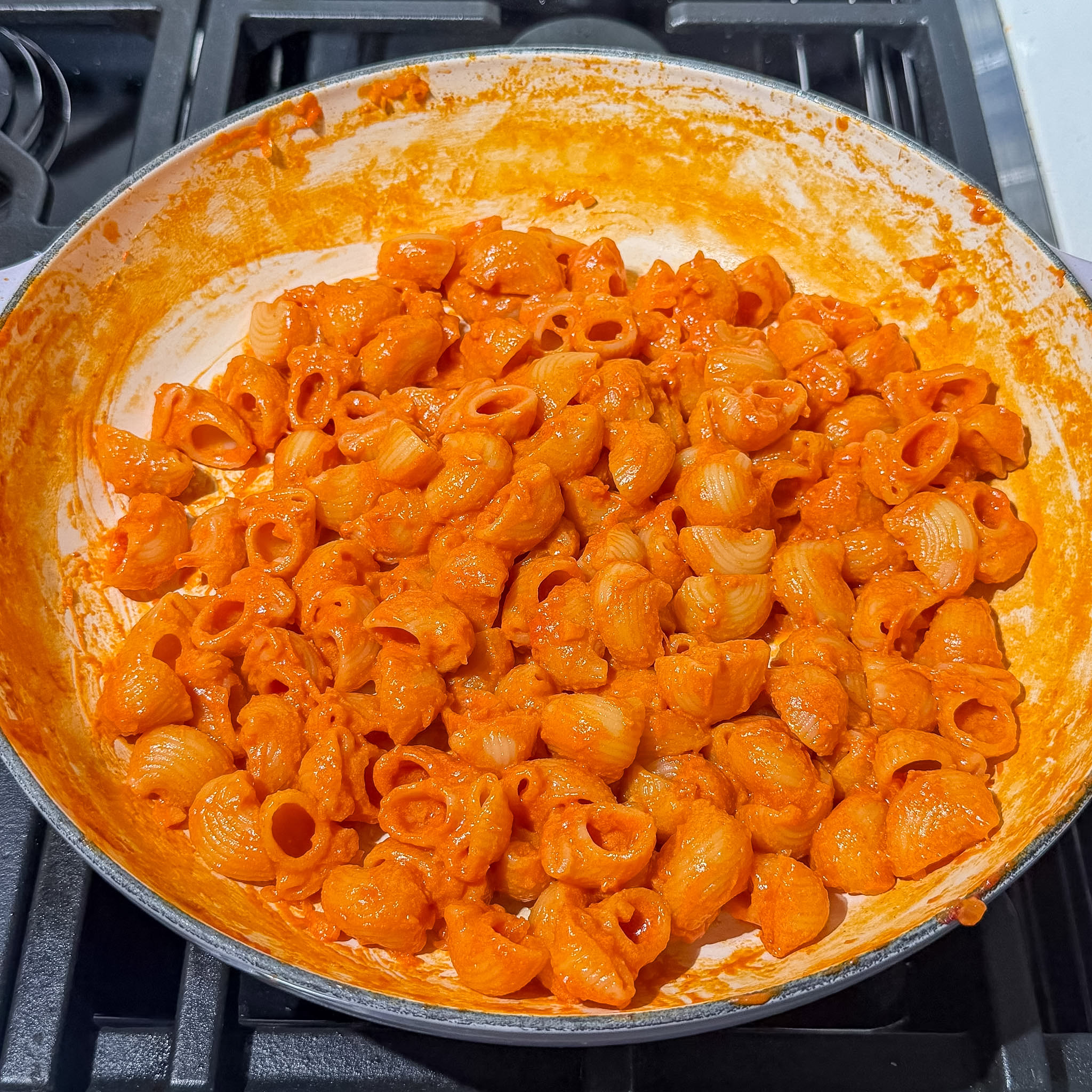 Healthy Pasta Alla Vodka Sauce 10 Add in the pasta along with reserved pasta. Toss to combine before serving.