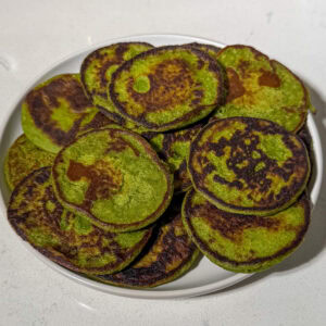 best sweet potato spinach oat pancakes perfect for toddlers, plated