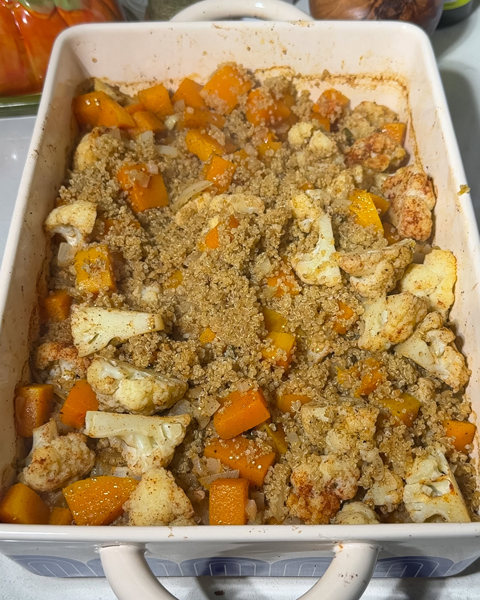 Dump-And-Bake Butternut Squash and Quinoa Casserole 8 step2 dump bake casserole